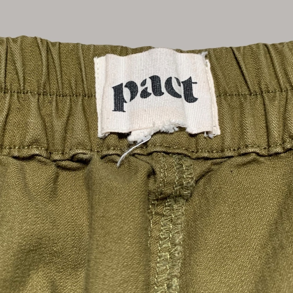 Pact Olive Green Women's Pants - Picture 4 of 9